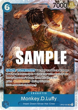(OP02-062) Monkey.D.Luffy - Super Rare