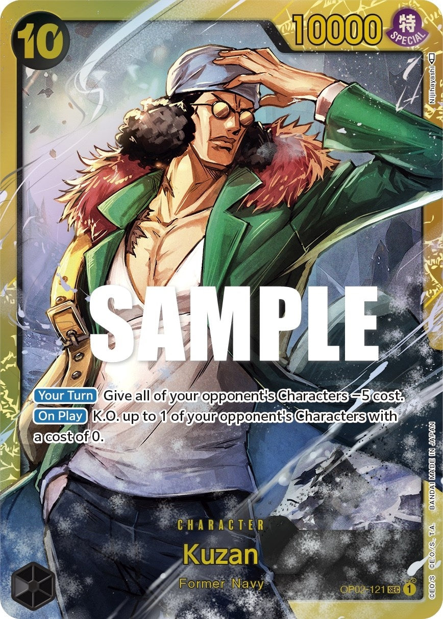 (OP02-121) Kuzan - Secret Rare