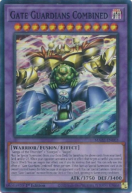 Gate Guardians Combined (MAZE-EN003)  Super Rare