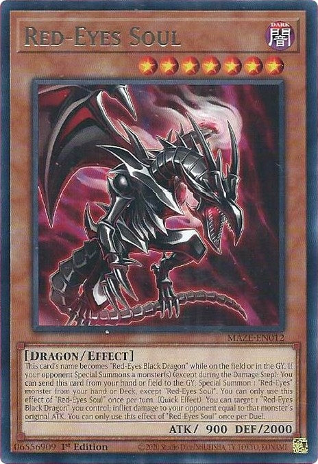 Red-Eyes Soul (MAZE-EN012)  Rare