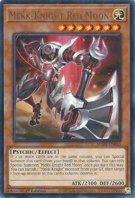 Mekk-Knight Red Moon (MAZE-EN045)  Rare