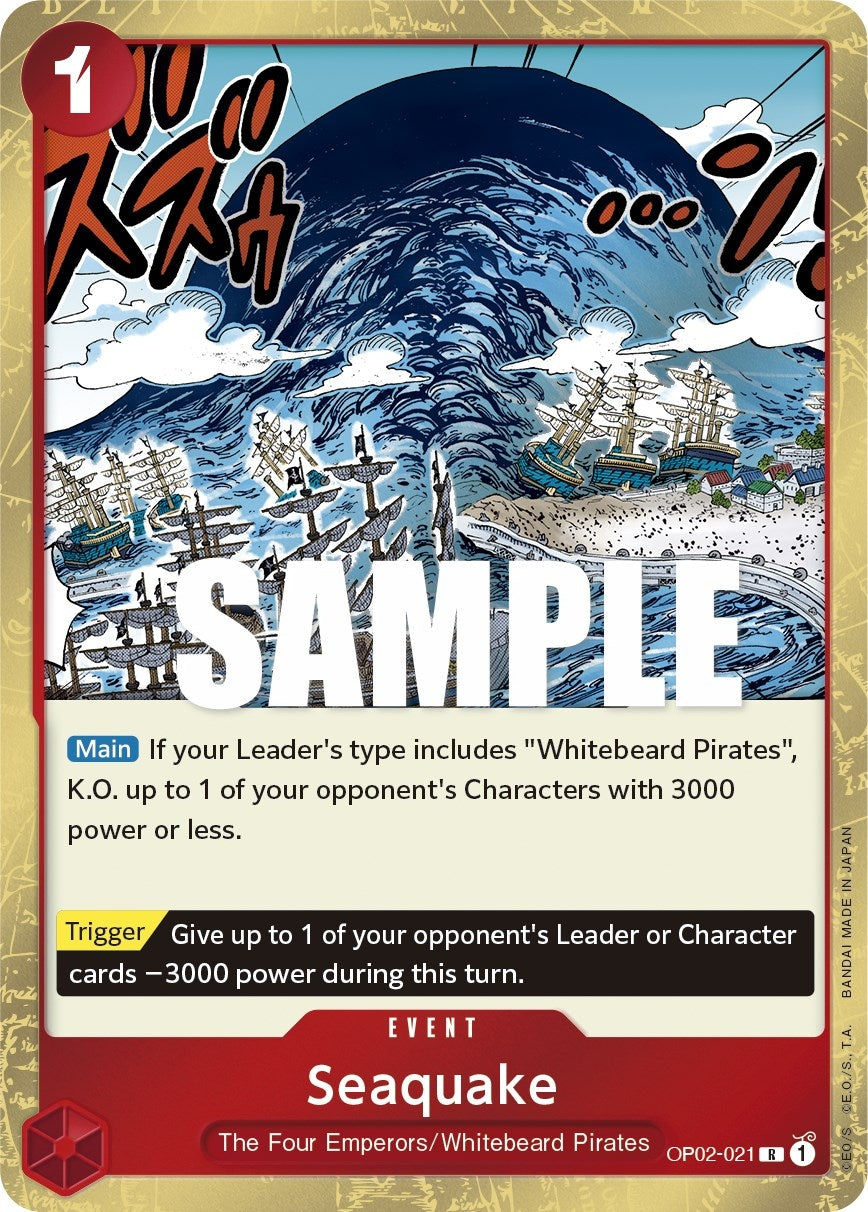 (OP02-021) Seaquake - Rare