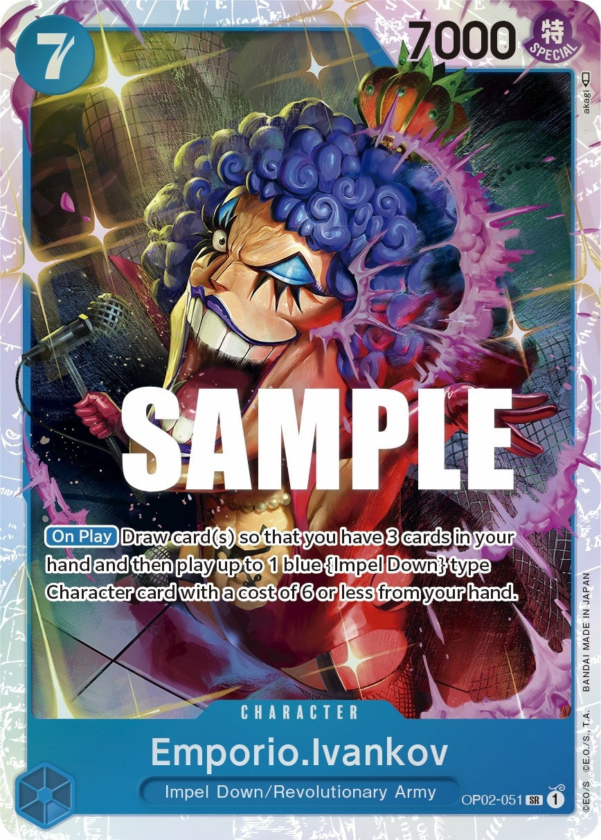 (OP02-051) Emporio.Ivankov - Super Rare