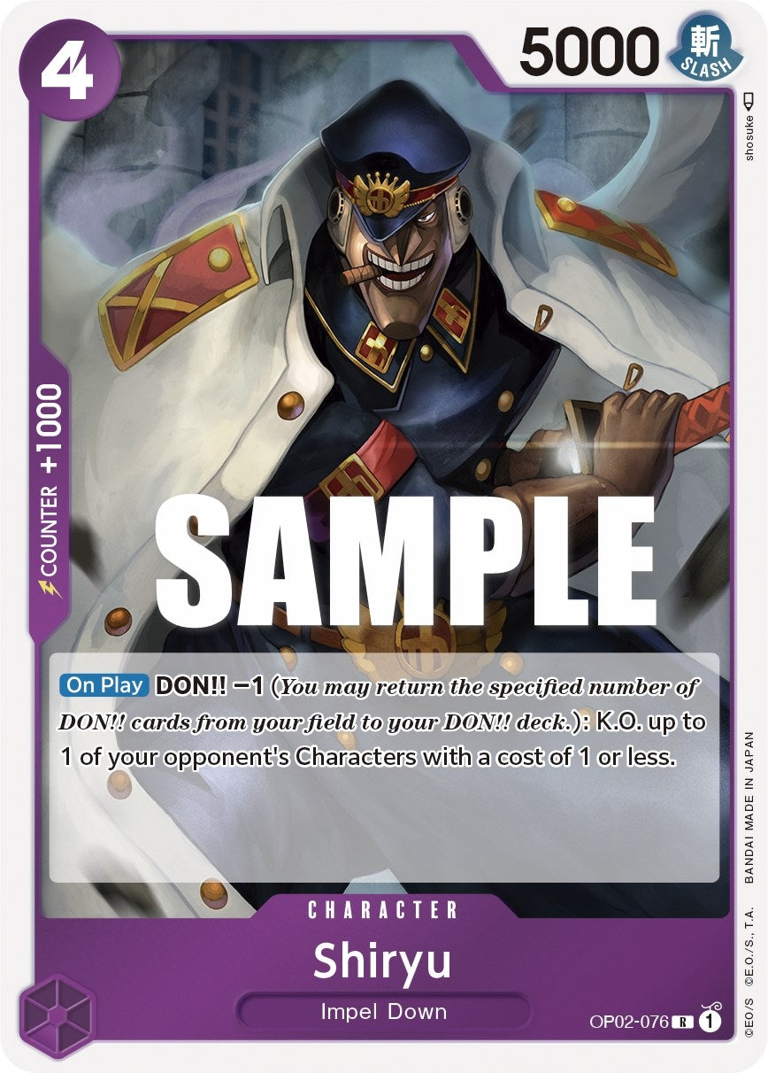 (OP02-076) Shiryu - Rare