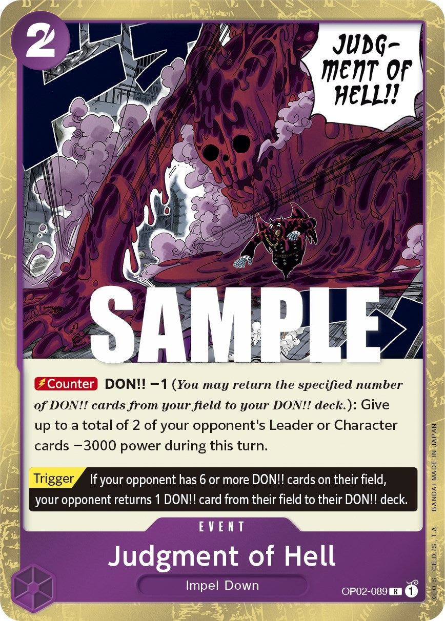 (OP02-089) Judgment of Hell - Rare