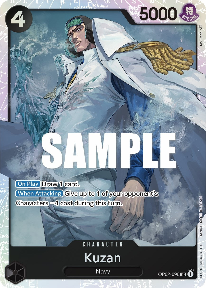 (OP02-096) Kuzan - Super Rare