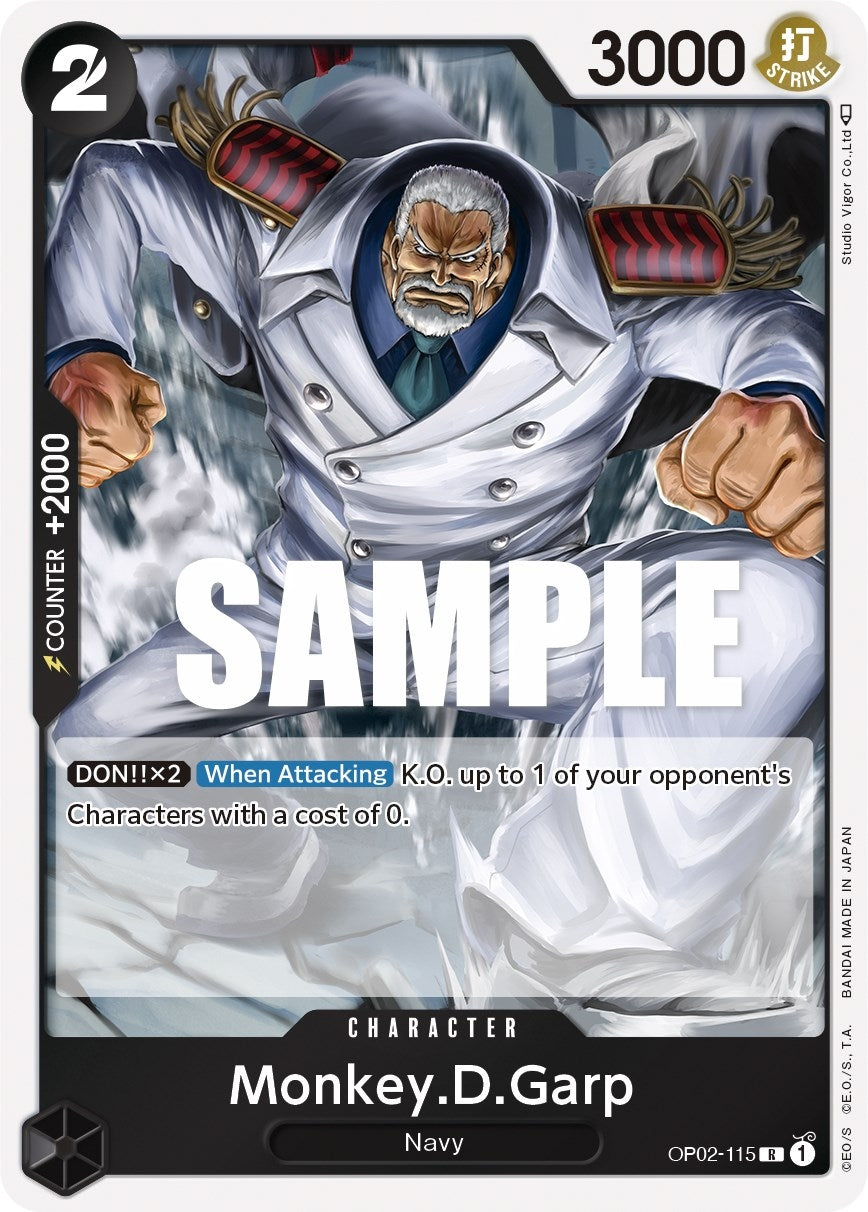 (OP02-115) Monkey.D.Garp - Rare
