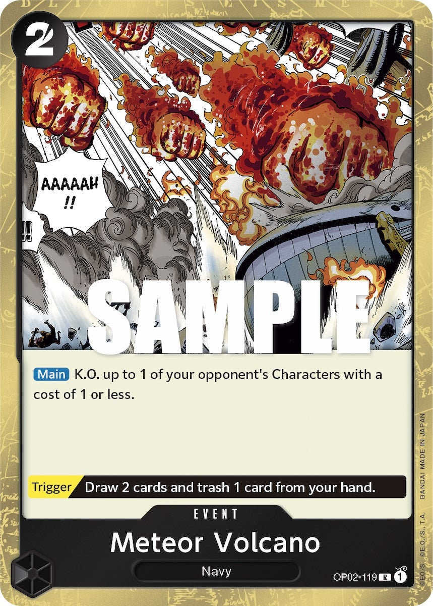 (OP02-119) Meteor Volcano - Rare