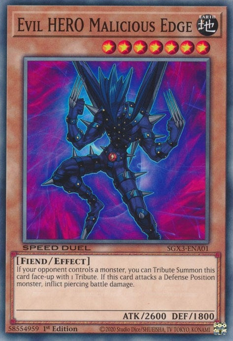 Evil HERO Malicious Edge (SGX3-ENA01)  Common
