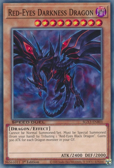 Red-Eyes Darkness Dragon (SGX3-ENB01)  Common