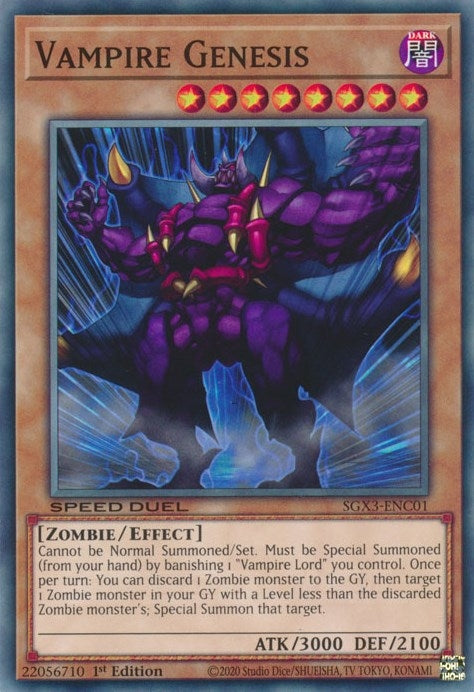 Vampire Genesis (SGX3-ENC01)  Common