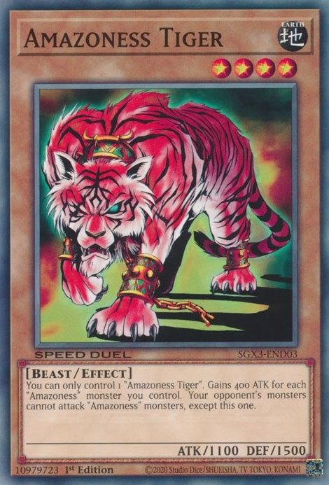 Amazoness Tiger (SGX3-END03)  Common