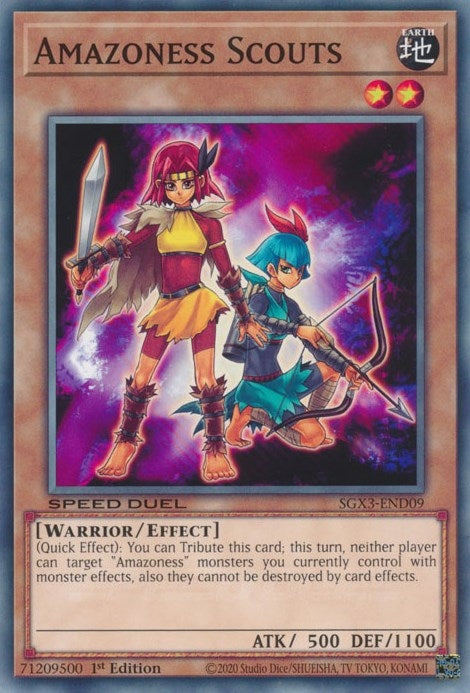 Amazoness Scouts (SGX3-END09) (1st Edition)