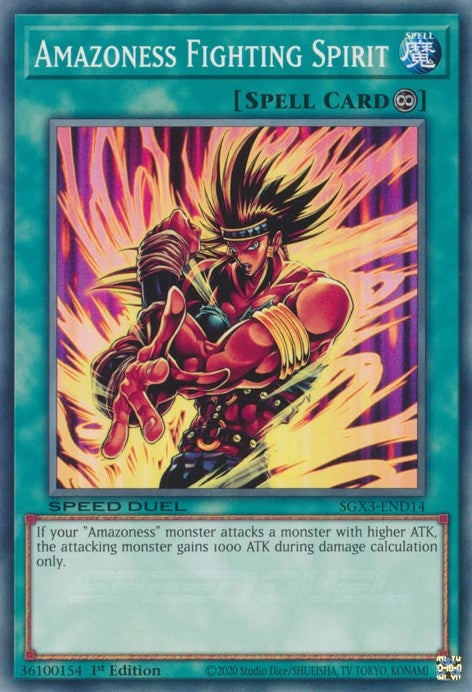 Amazoness Fighting Spirit (SGX3-END14) (1st Edition)