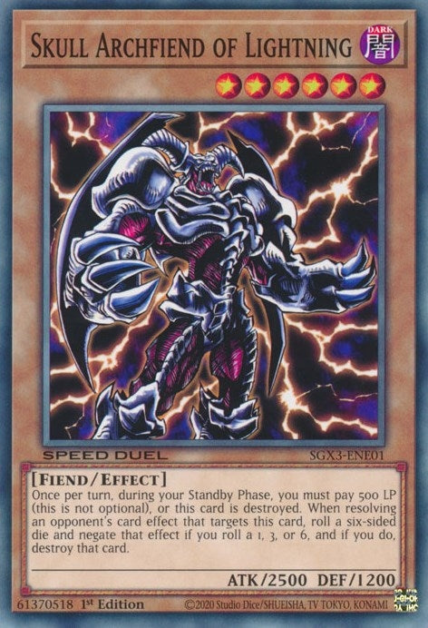 Skull Archfiend of Lightning (SGX3-ENE01)  Common