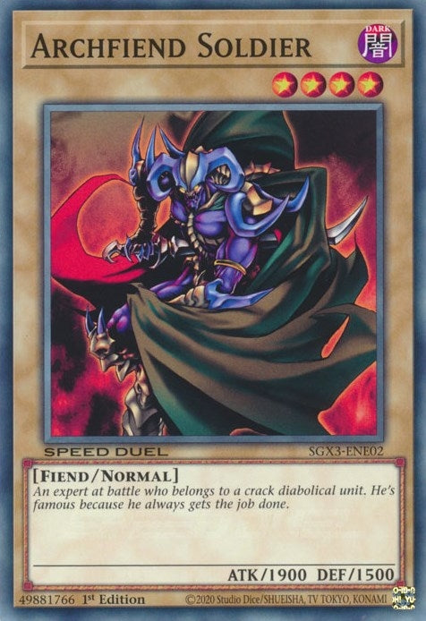Archfiend Soldier (SGX3-ENE02)  Common