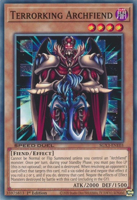 Terrorking Archfiend (SGX3-ENE03)  Common