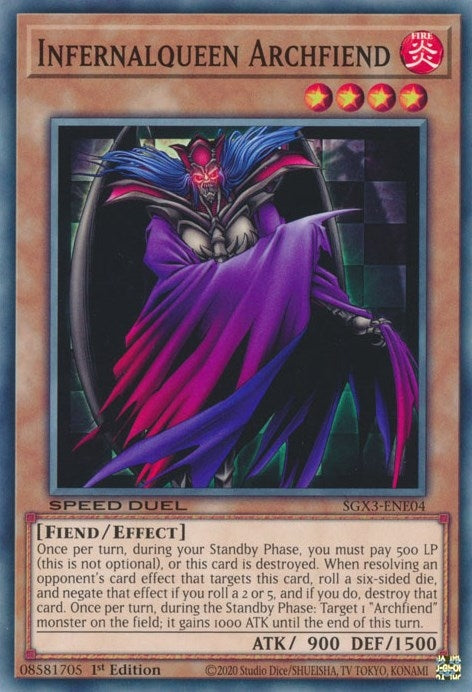 Infernalqueen Archfiend (SGX3-ENE04)  Common