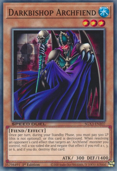 Darkbishop Archfiend (SGX3-ENE07)  Common