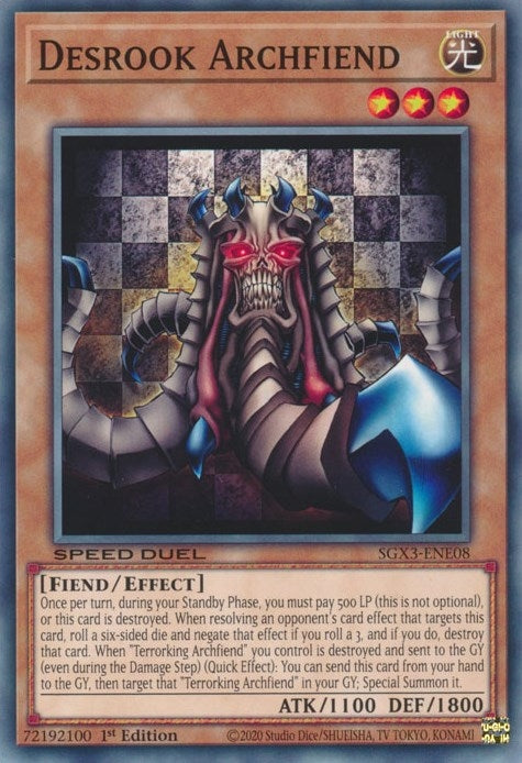 Desrook Archfiend (SGX3-ENE08)  Common