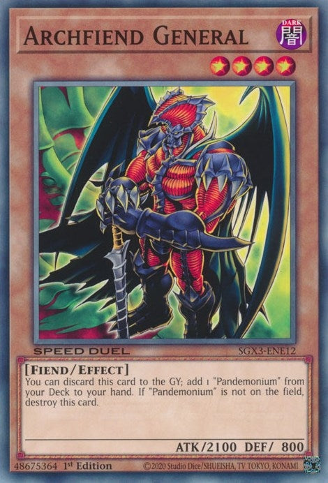 Archfiend General (SGX3-ENE12)  Common