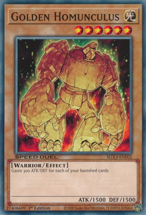 Golden Homunculus (SGX3-ENF02)  Common