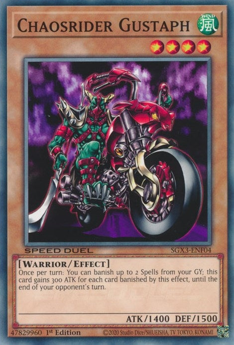 Chaosrider Gustaph (SGX3-ENF04)  Common