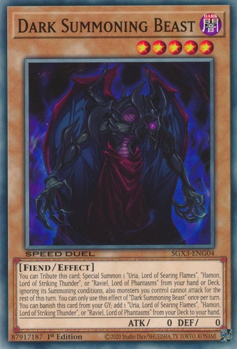 Dark Summoning Beast (SGX3-ENG04)  Common