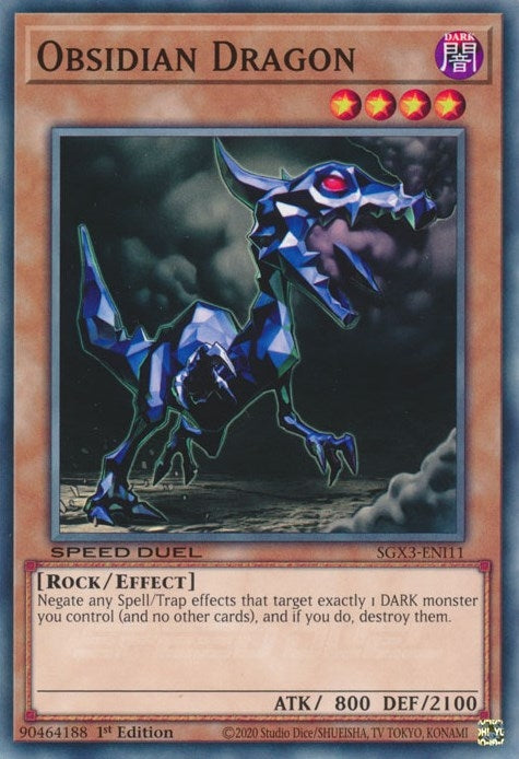 Obsidian Dragon (SGX3-ENI11)  Common