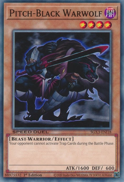 Pitch-Black Warwolf (SGX3-ENI18)  Common