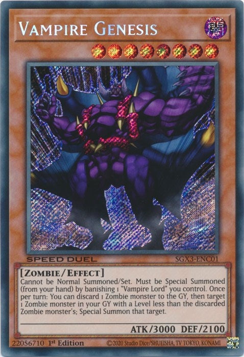 Vampire Genesis  (SGX3-ENC01)  Secret Rare