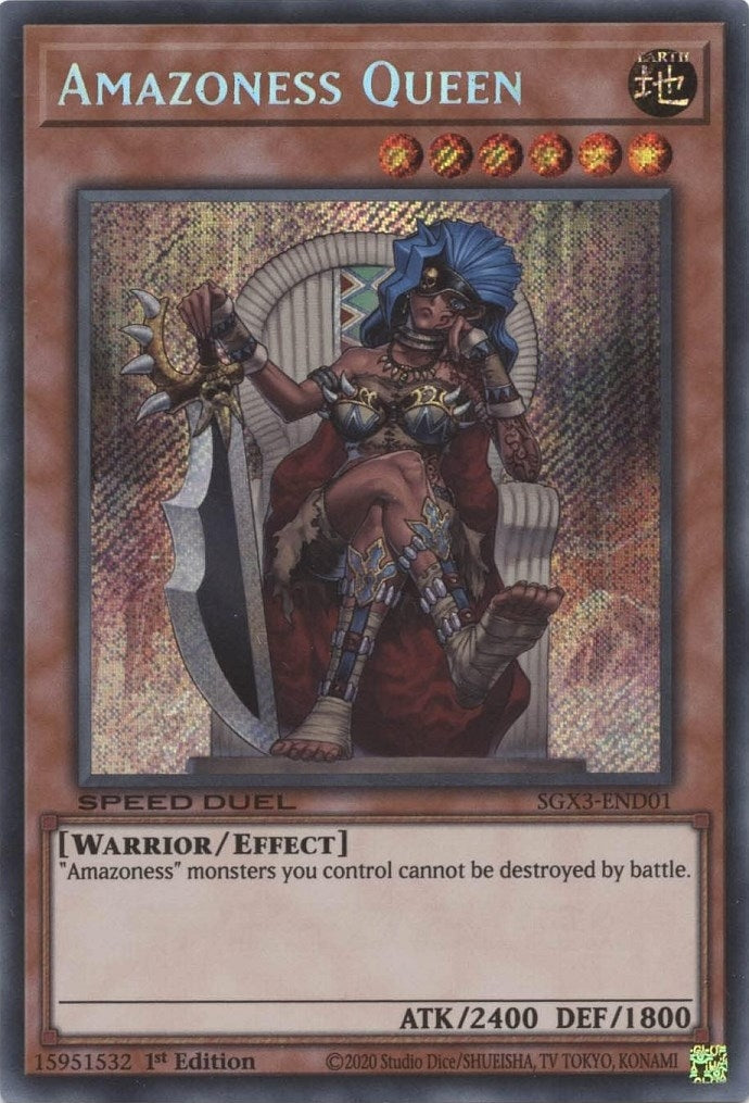 Amazoness Queen  (SGX3-END01)  Secret Rare