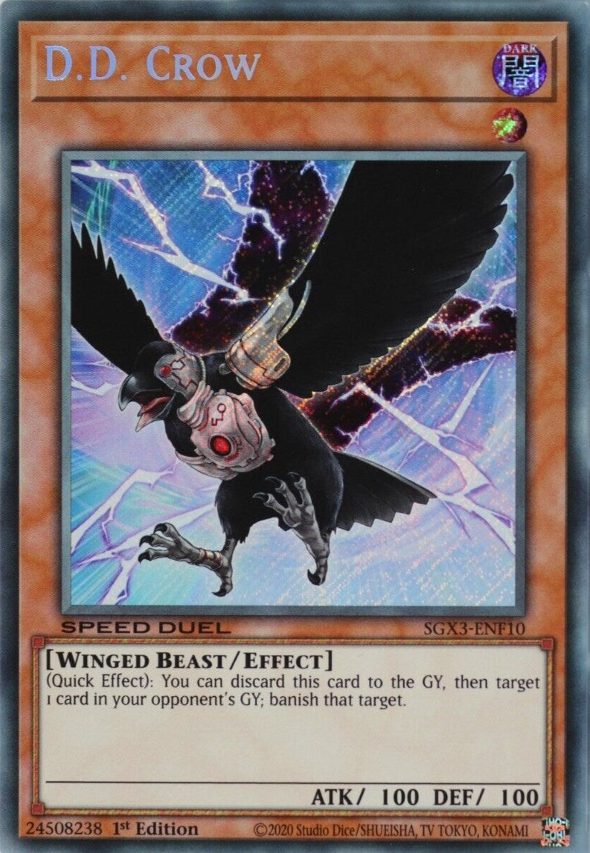 D.D. Crow  (SGX3-ENF10)  Secret Rare