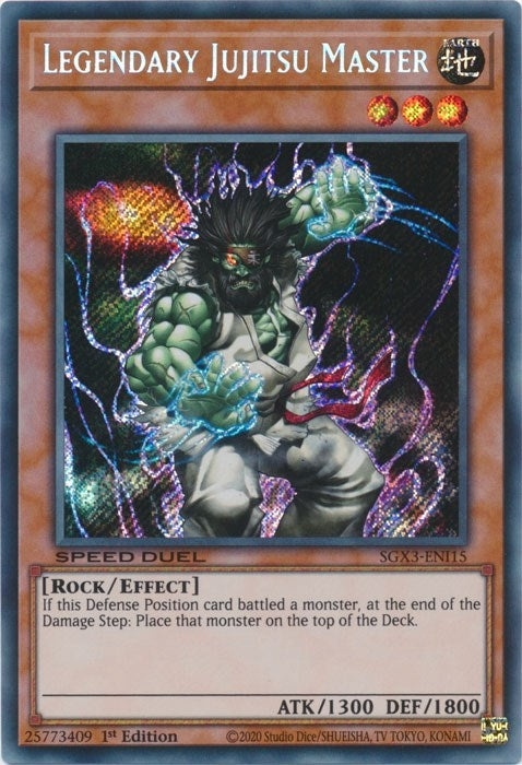 Legendary Jujitsu Master  (SGX3-ENI15)  Secret Rare