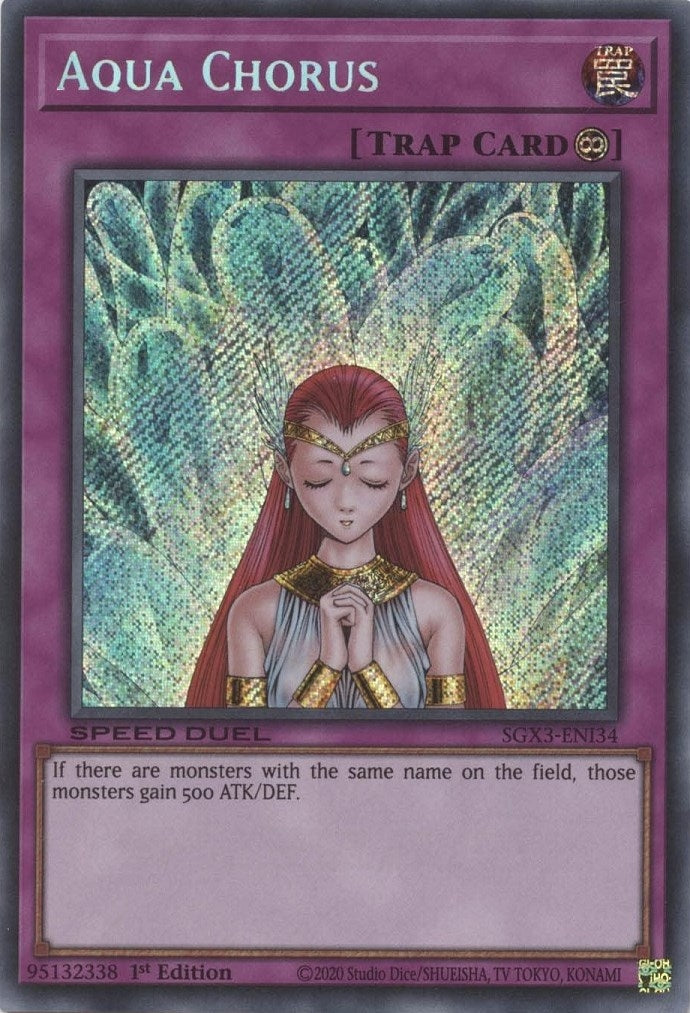 Aqua Chorus  (SGX3-ENI34)  Secret Rare