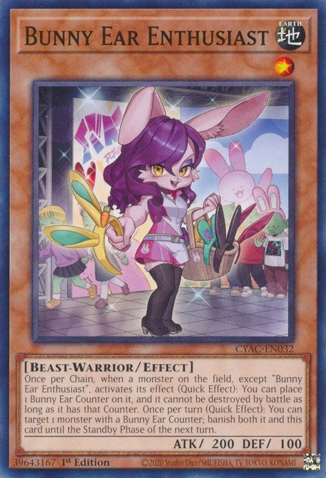 Bunny Ear Enthusiast (CYAC-EN032) Common