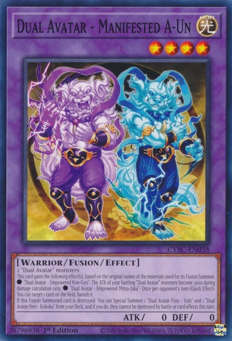 Dual Avatar - Manifested A-Un (CYAC-EN038) Common