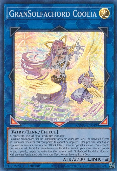 GranSolfachord Coolia (CYAC-EN049) Super Rare