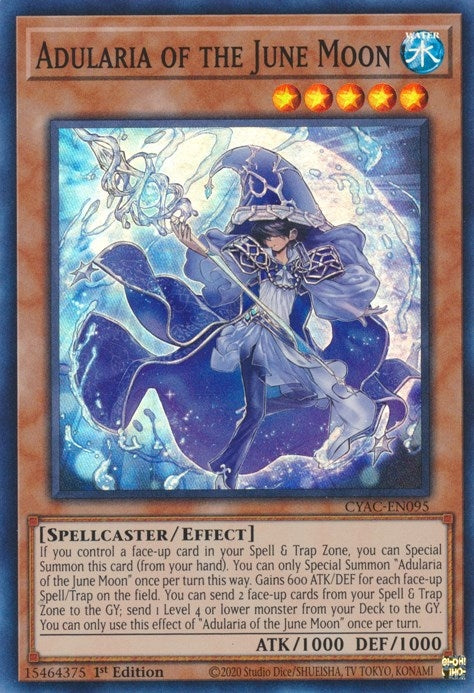 Adularia of the June Moon (CYAC-EN095) Super Rare