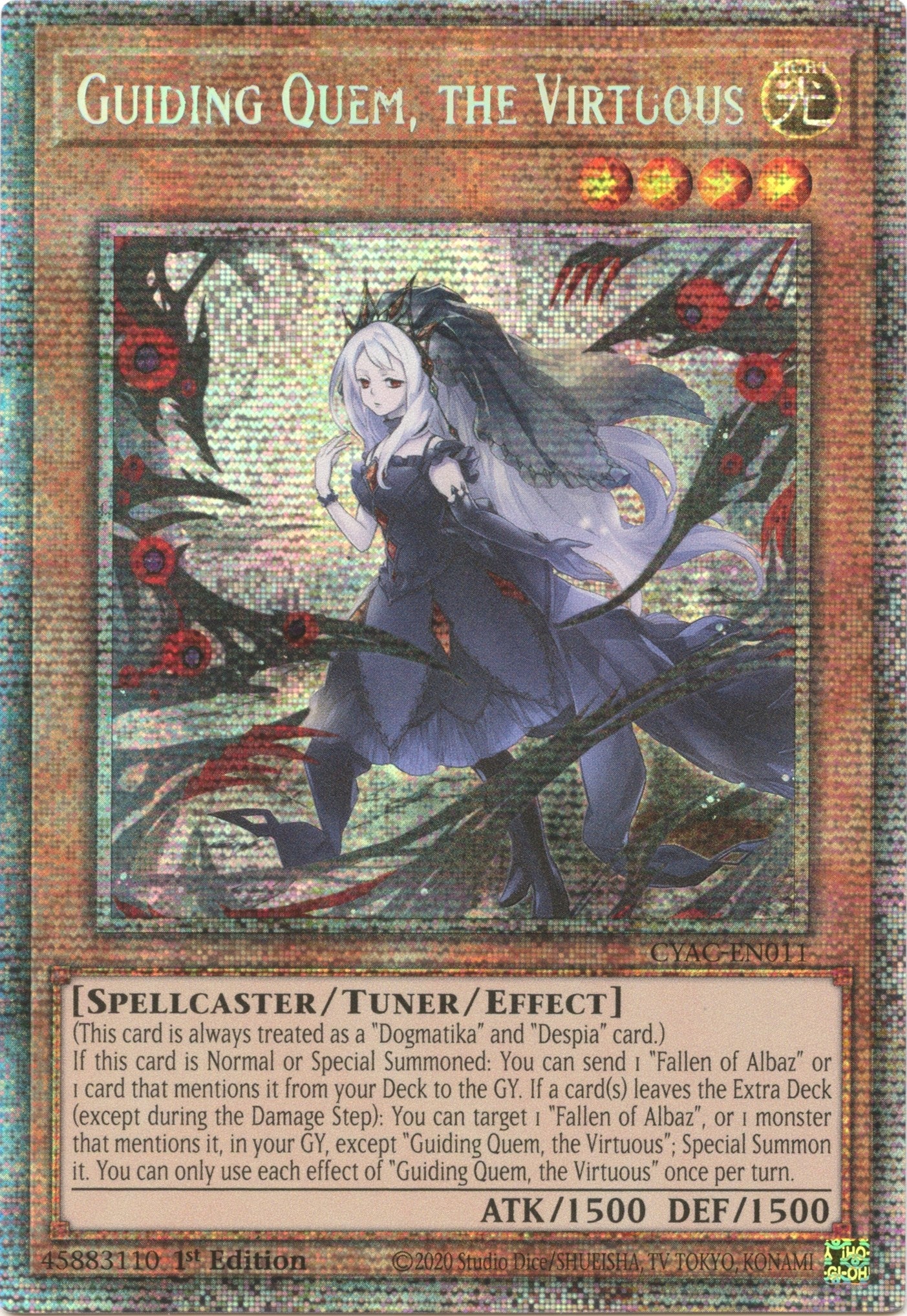 Guiding Quem, the Virtuous  (CYAC-EN011)  Starlight Rare