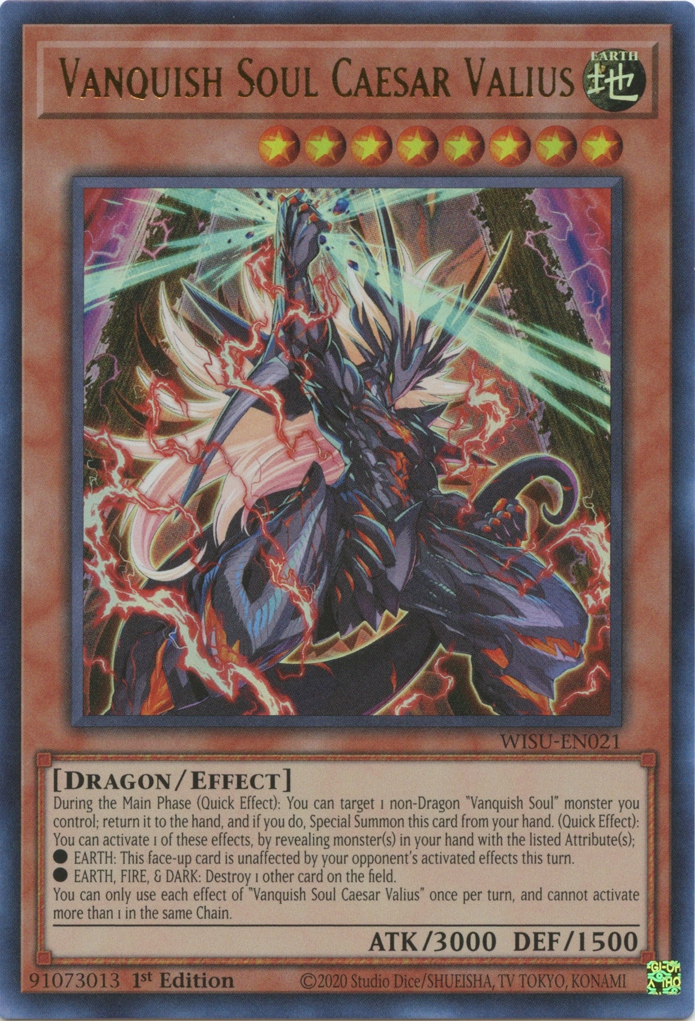 Vanquish Soul Caesar Valius (WISU-EN021)  Ultra Rare