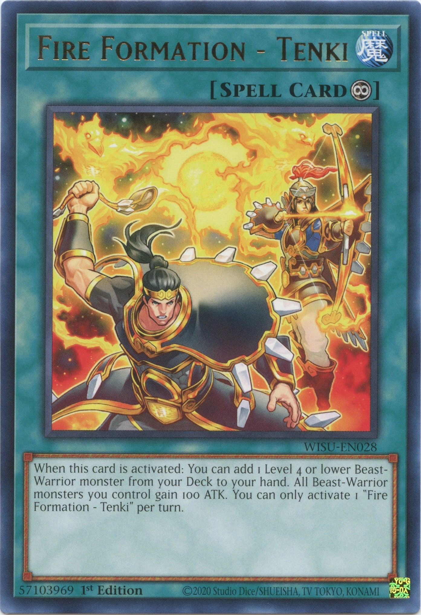 Fire Formation - Tenki (WISU-EN028)  Rare