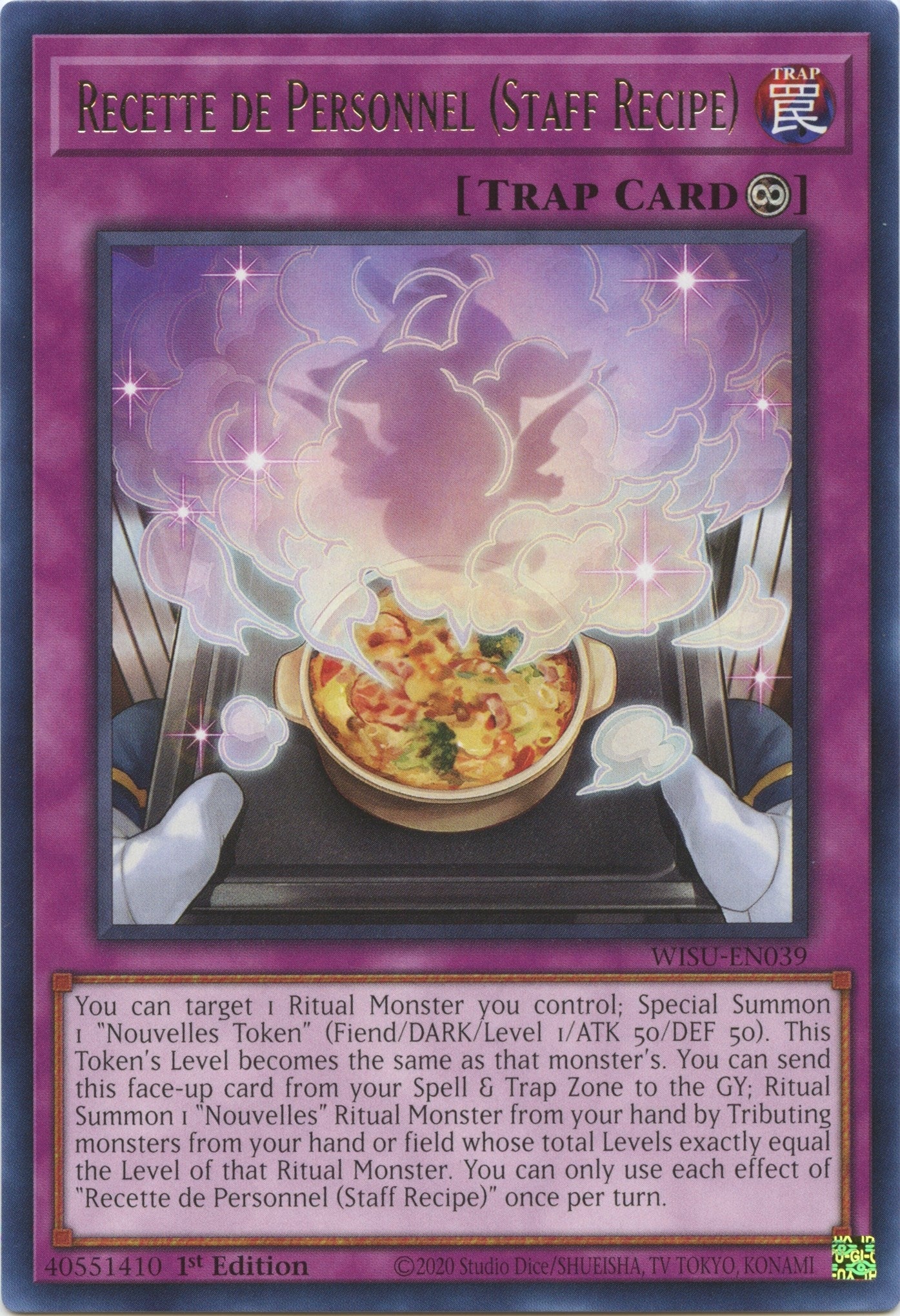 Recette de Personnel (Staff Recipe) (WISU-EN039)  Rare