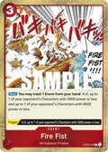 (OP03-018) Fire Fist - Rare