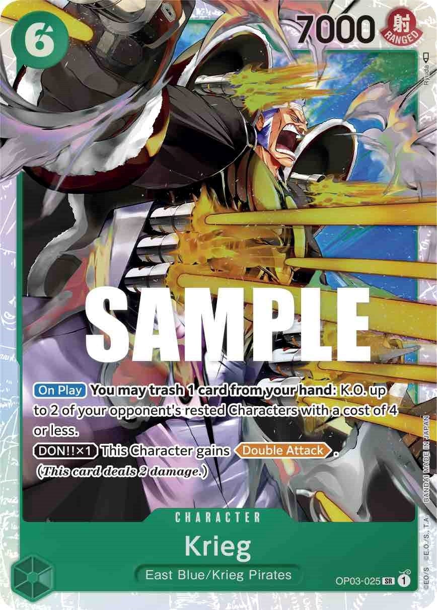 (OP03-025) Krieg - Super Rare