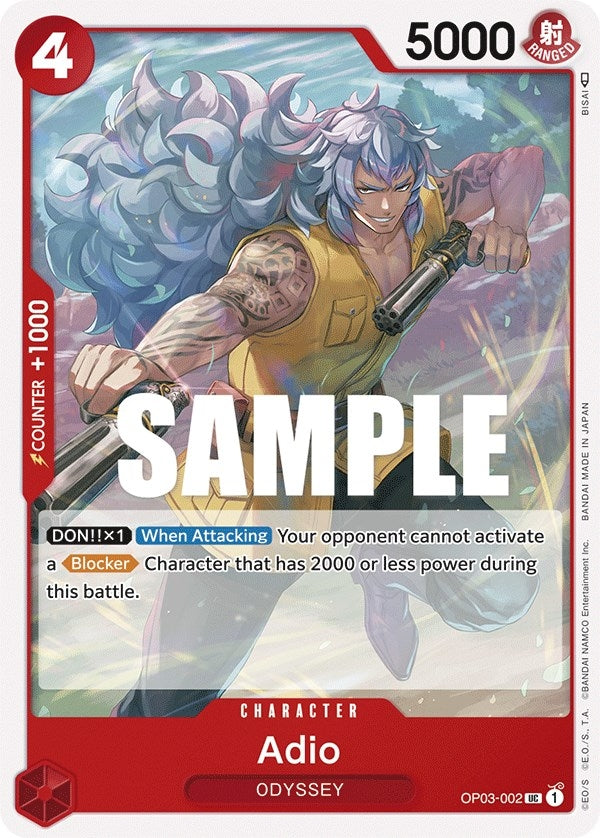 (OP03-002) Adio - Uncommon