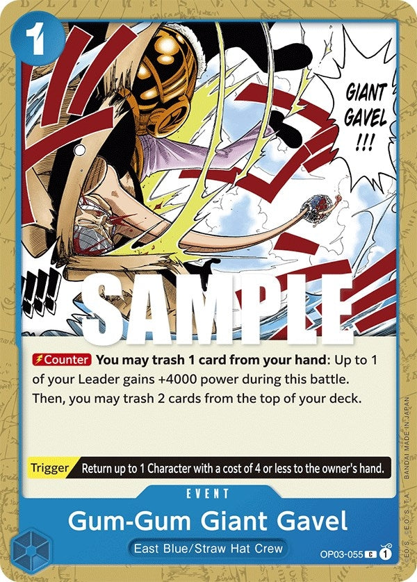 (OP03-055) Gum-Gum Giant Gavel - Common