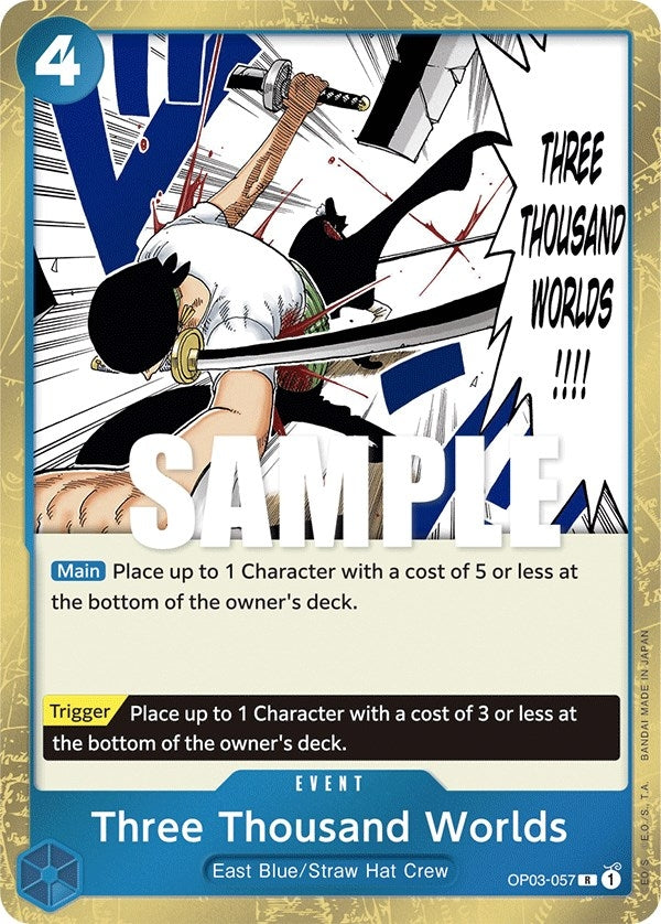 (OP03-057) Three Thousand Worlds - Rare
