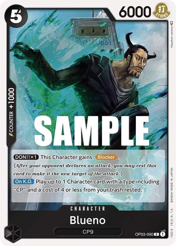(OP03-090) Blueno - Rare