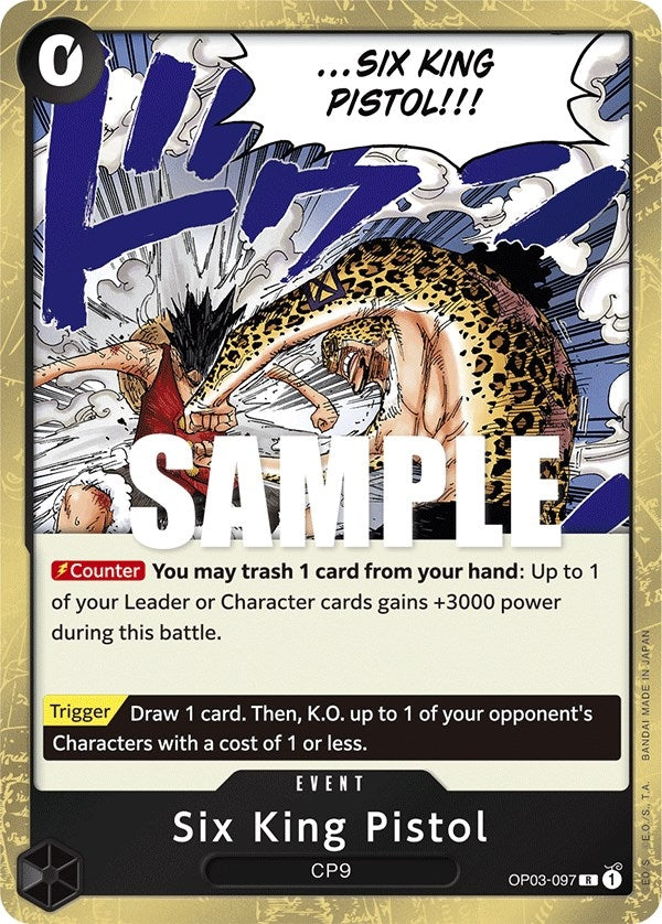 (OP03-097) Six King Pistol - Rare
